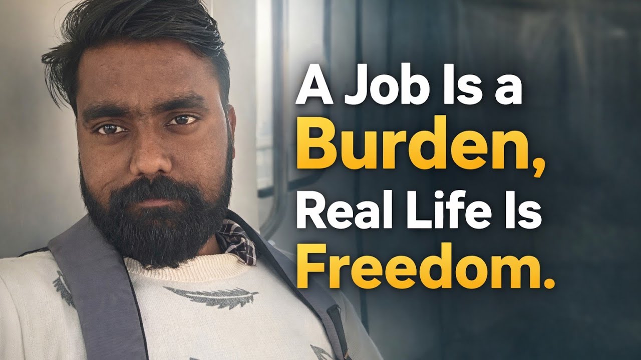 A Job Is a Burden,Real Life Is Freedom.” 