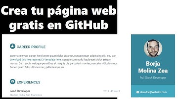 Cómo crear tu página web en GitHub totalmente gratis y en menos de 10 minutos