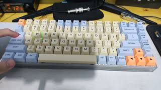 Omega84 w/ YMDK Godspeed Typing Test
