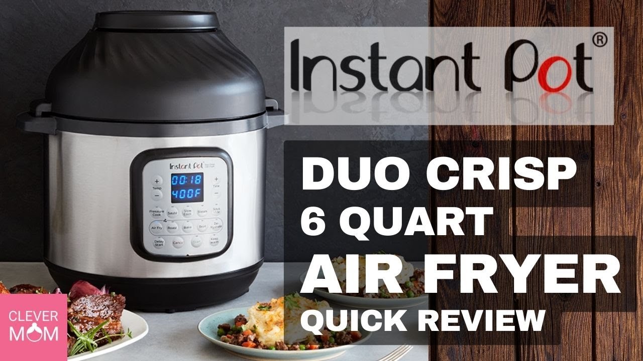 Instant Pot Duo Crisp 6-Quart 11-in-1 Air Fryer and Electric