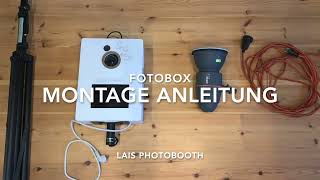 Fotobox Aufbau