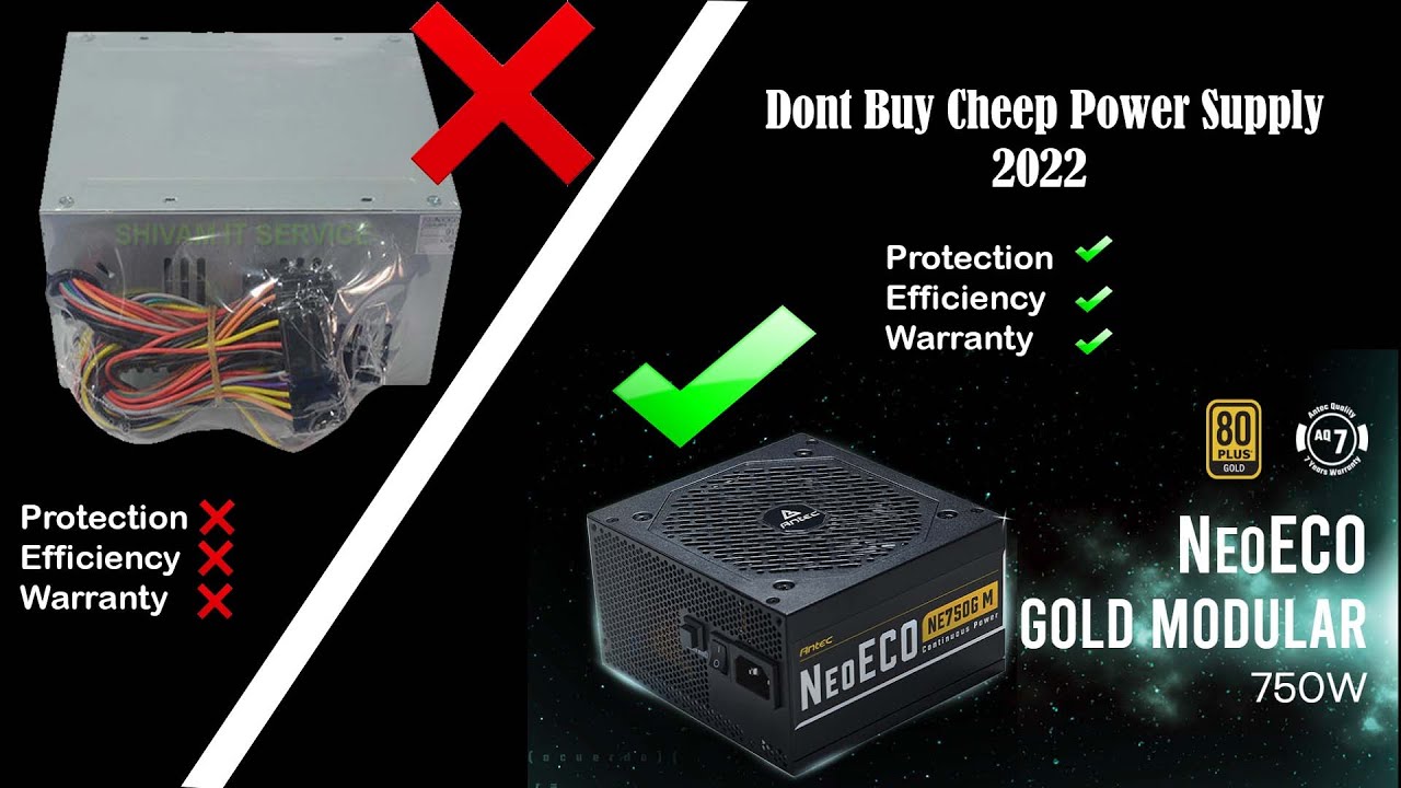 Antec NeoEco 750W Gold PSU Unboxing  || PSU Buying Guide 2022 || Best Budget PSU - 2022- Hindi