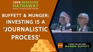 Warren Buffett & Charlie Munger: How to Invest For Beginners | BRK 1999【C:W.B Ep.167】