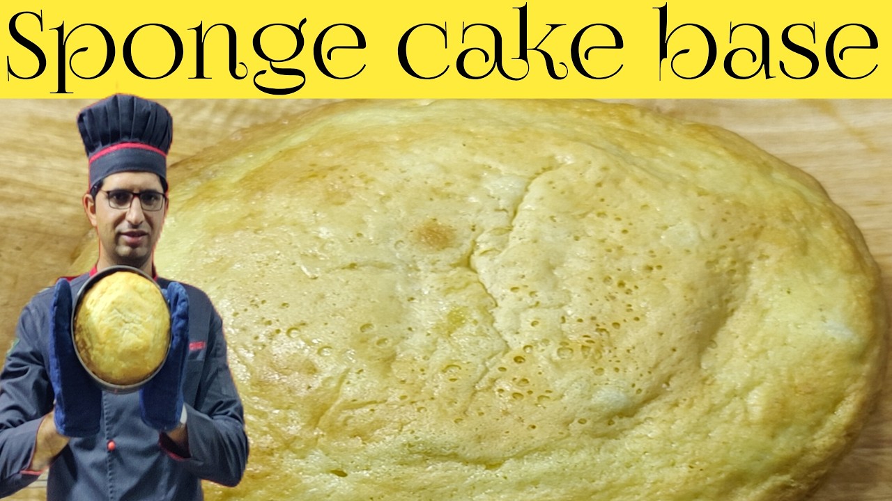 Sponge Base Sponge Cake Base recipe by chef honey | How to Make Sponge Cake at Home ...