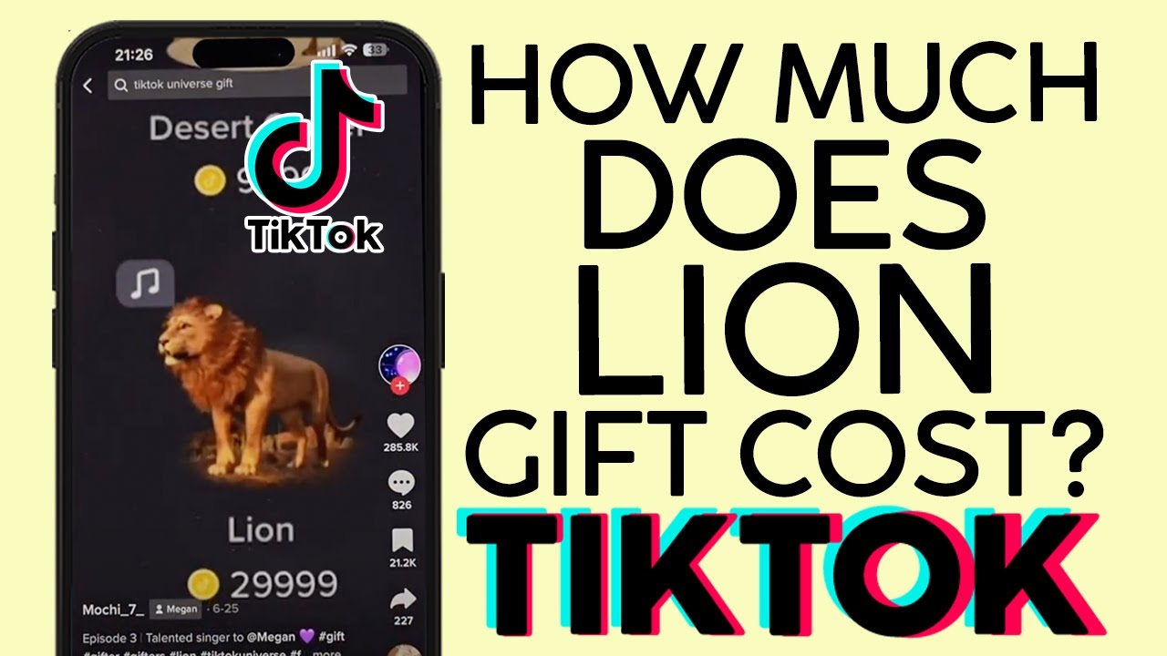 What is the Lion Gift on Tiktok  How much Lion Gift Cost on Tiktok Live  2022 