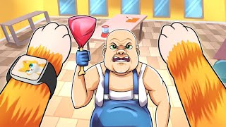 The Butcher HATES Me! Exploring the Butcher Shop as a CAT!