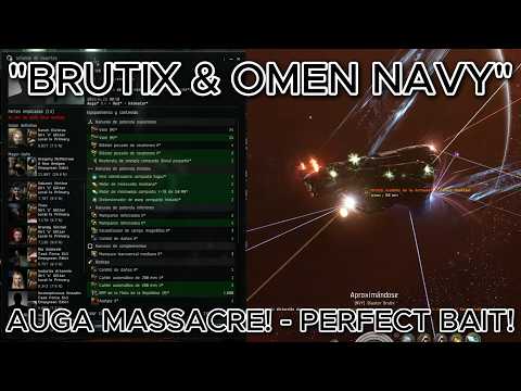 CHAOS IN AUGA: Brutix & Omen Navy Issue fall to the Insurgency | EVE Online