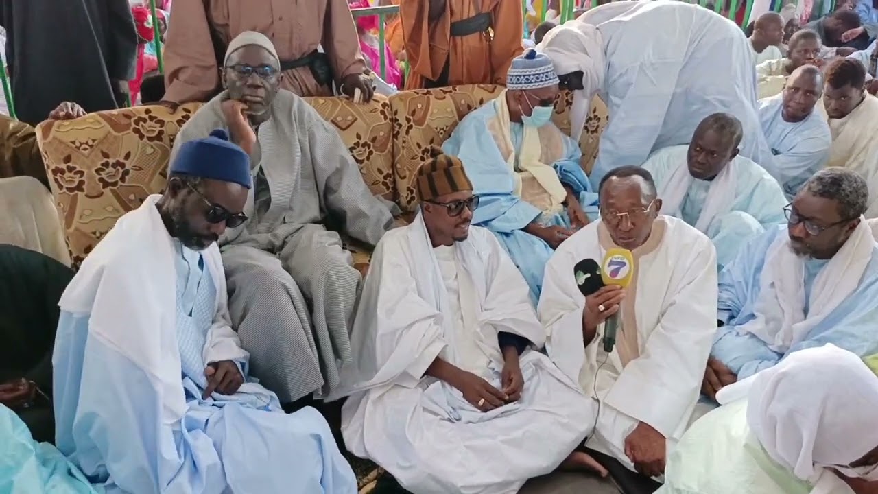 Serigne Bassirou Abdou khadre Mbacké Cérémonie de prières de Serigne Moustapha Saliou Mbacke