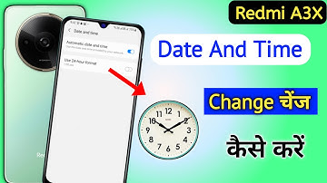 how to set date and time in redmi a3x | redmi a3x me date and time set kaise kare