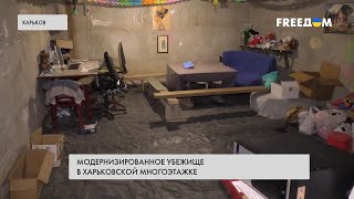 Кухня, душ и ТВ. Жители Харькова модернизировали бомбоубежище