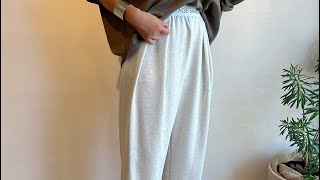 MARGAUX VINTAGE / ロゴウエストゴムタックパンツ - YouTube