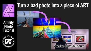 Affinity Photo Tutorial. Turn a bad photo to Art photo manipulation. Desktop Version.