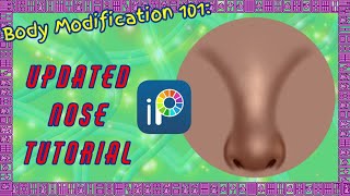 👃 Updated Nose Tutorial 👃 || Avakin Life Edits (ibispaint X)