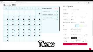 🗓️ Your November Calendar Is Just a Click Away #howto #get #November2025 #CustomCalendar
