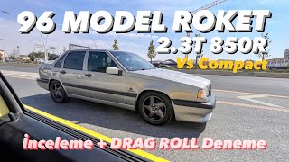 1996 Yılının Hayal Sedanı  850 2.3T  İnceleme +Drag/Roll vs COM 3.30ti ve Market Arabası Subaru