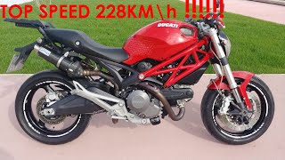DUCATİ MONSTER 696 TOP SPEED 