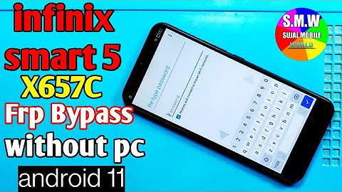 Infinix Smart 5 || X657C Frp Lock Bypass All Android 11 Frp Bypass Without Pc || Frp Lock Bypass