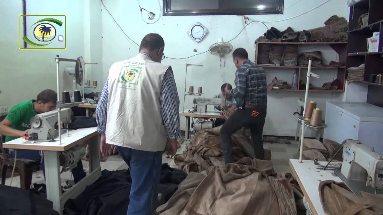 منادي الخير - زيارة لمشغل الفروات - معرة النعمان - ادلب - سوريا - 27-10-2015