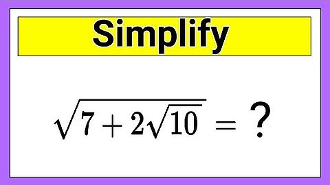 How to simplify this ? |Nice olympiad math |nice square root math |olympiad math |Nitesh Eduworks