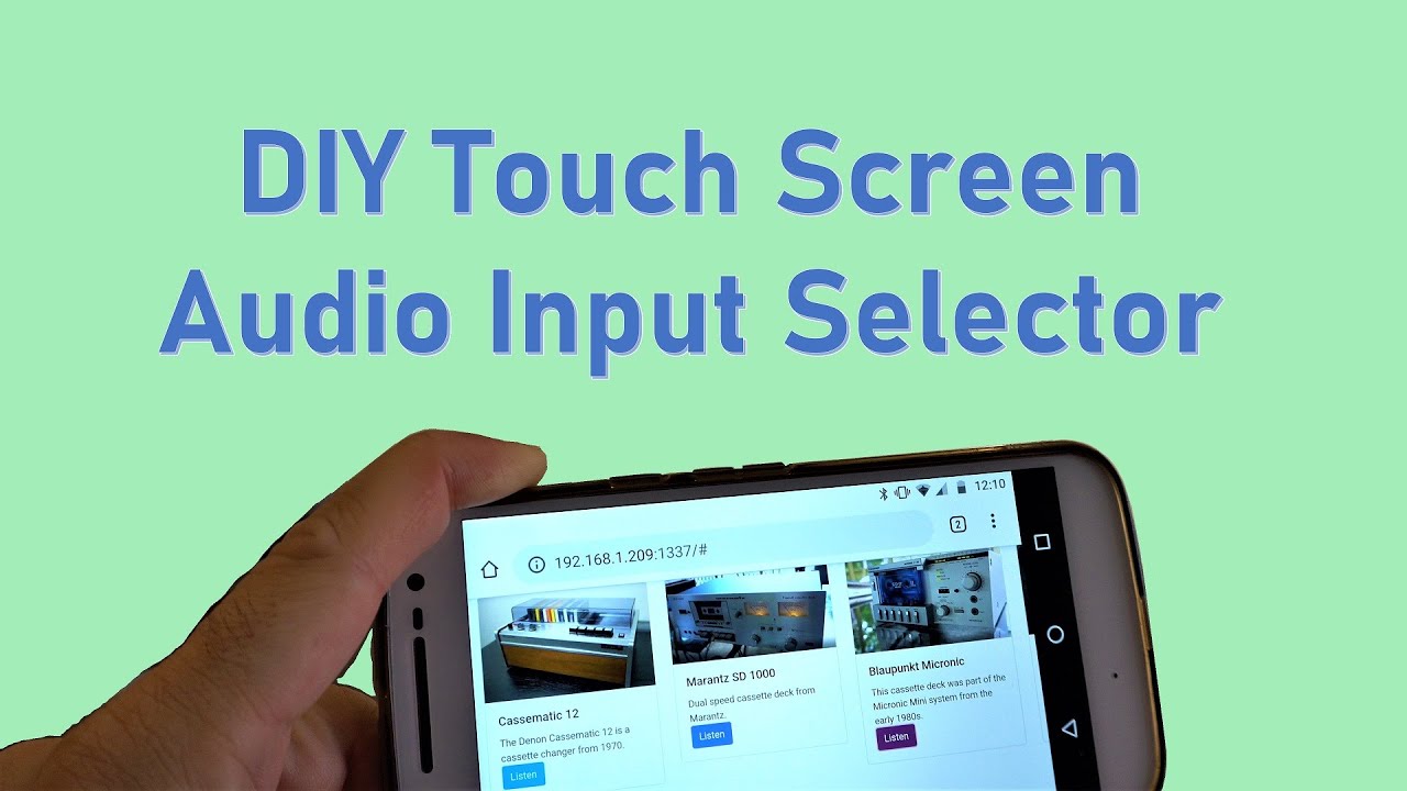 Select Audio Inputs With a Raspberry Pi and Relays - YouTube