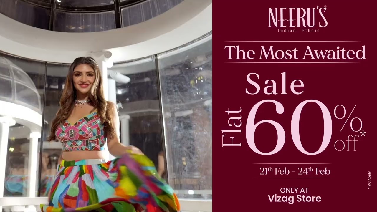 60% Off, Neeru's Vizag 