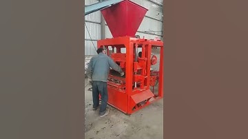 Qt4-26 Semi automatic Hollow Block Brick Making Machine Low Price   maquina de blocos de construo