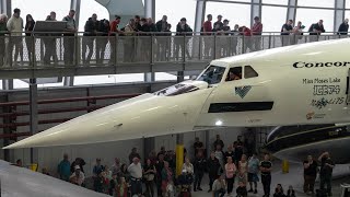 ✈ Concorde G-AXDN Nose Drop Demonstration + Spitfire Balbo Flypast!