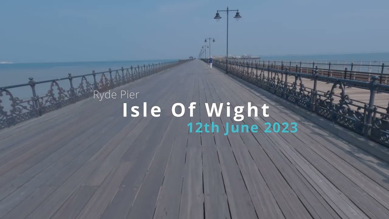 Ryde Pier, Isle of Wight, UK -  DJI Mini 2SE