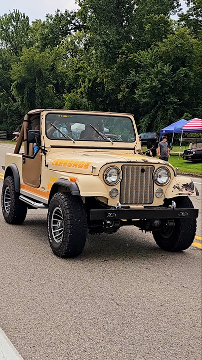 Jeep CJ7 Renegade Classic SUV Drive By Engine Sound Cruisin' Hines 2024
