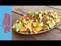 Nachos crocantes con carne, queso fundido y salsa fresca | Felicitas Pizarro