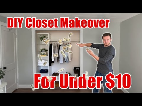 DIY Closet Organization on a Budget | Repurposing Lumber