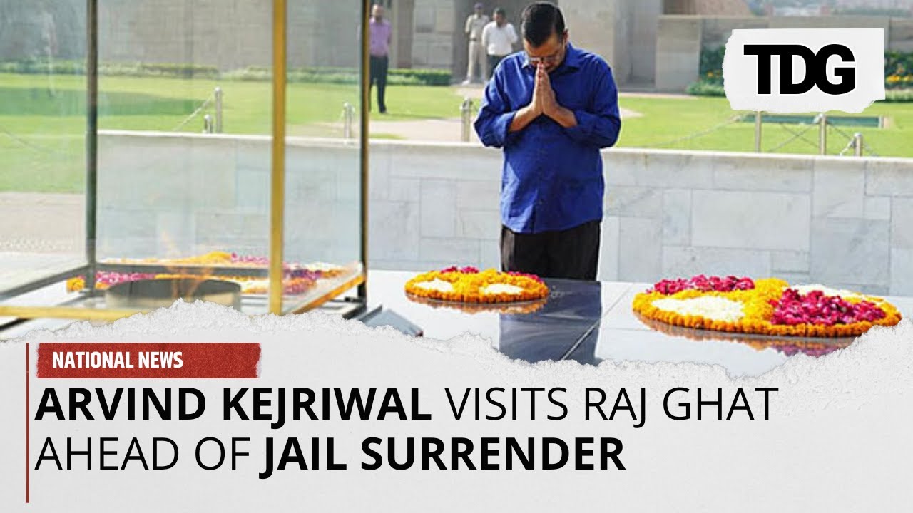 Delhi CM Arvind Kejriwal Pays Homage at Raj Ghat,  Before Jail Surrender | The Daily Sunday Guardian