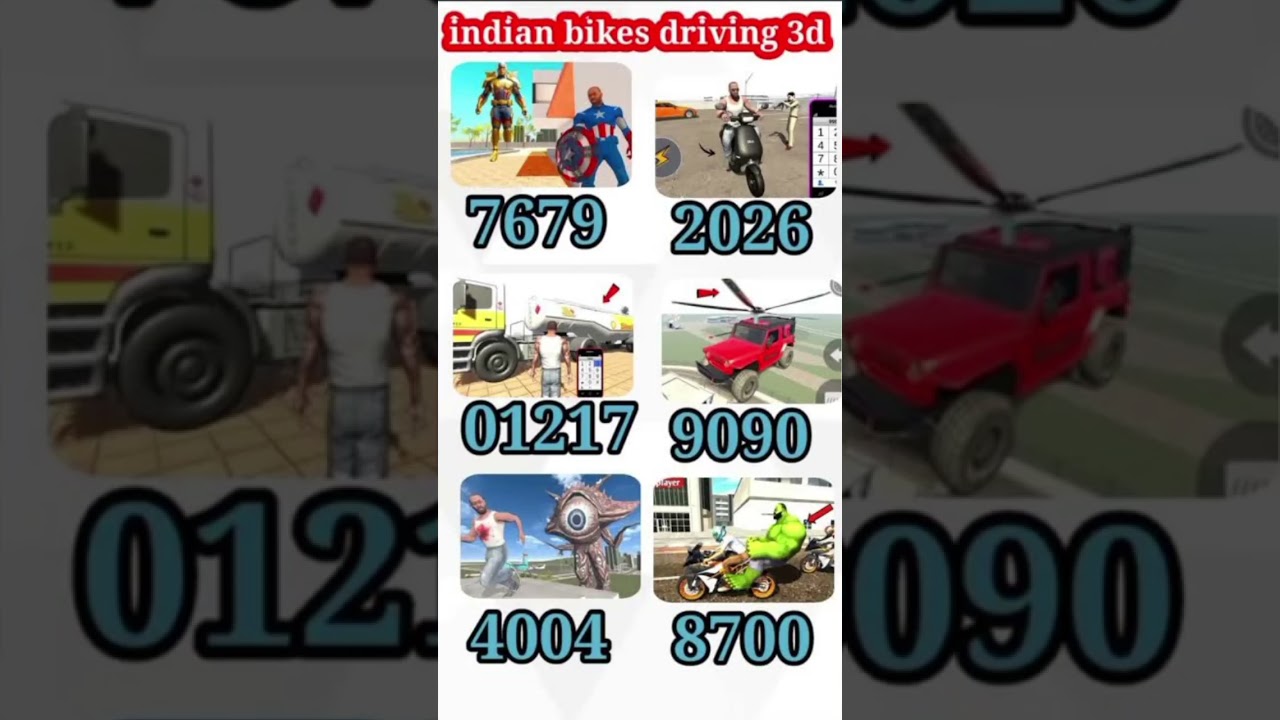 Real code 💥 Indian bike driving 3d all new cheat code update + plugin cheat code