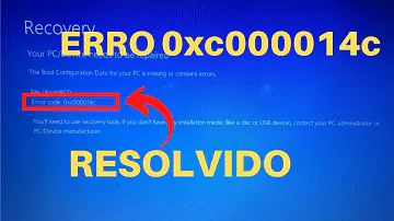 Porque aparece Recovery no notebook?