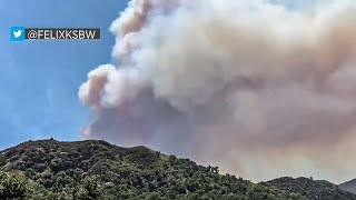 Fast-Growing Wildfire Burning Near Big Sur Prompts Evacuation Orders