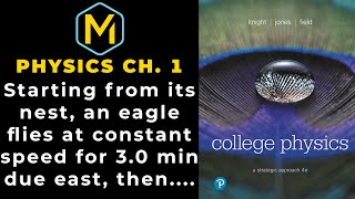 1.74 Mastering Physics Solution-"Starting from its nest, an eagle flies at constant speed for 3.0... Wealth
