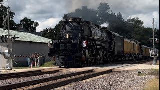 Union Pacific Big Boy 4014 storms through Morrison Illinois. 9/6/2024