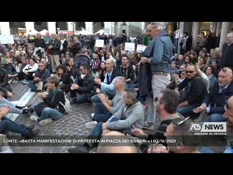 CONTE: «BASTA MANIFESTAZIONI DI PROTESTA IN PIAZZA DEI SIGNORI » | 02/11/2021