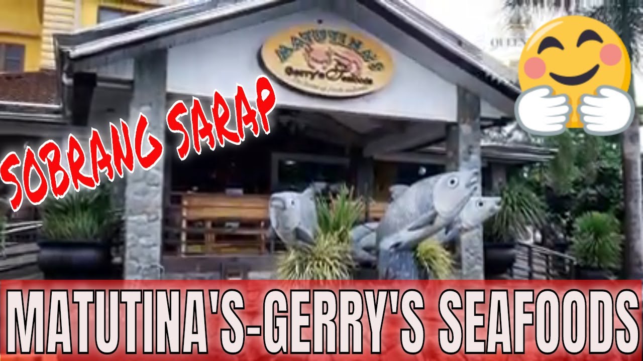 Matutina'sGerry's Seafood House in Dagupan City YouTube