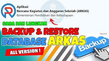 CARA AMAN BACKUP DAN RESTORE DATABASE ARKAS (Semua Versi)