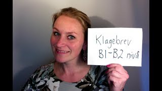 Video 424 Klagebrev B1 B2 norskprøve