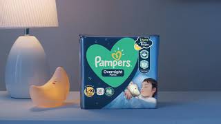 Walang palit overnight, posible with the new Pampers Overnight Pants! 🌙