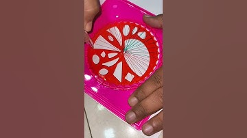 Reverse Spirograph asmr Visual Art Therapy #shorts #asmr #trending #art