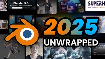 Blender 2025 Unwrapped! (Everything That Happened In 2025)