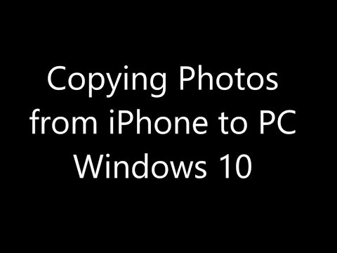 How To Download Pictures From Iphone To Pc Windows 10