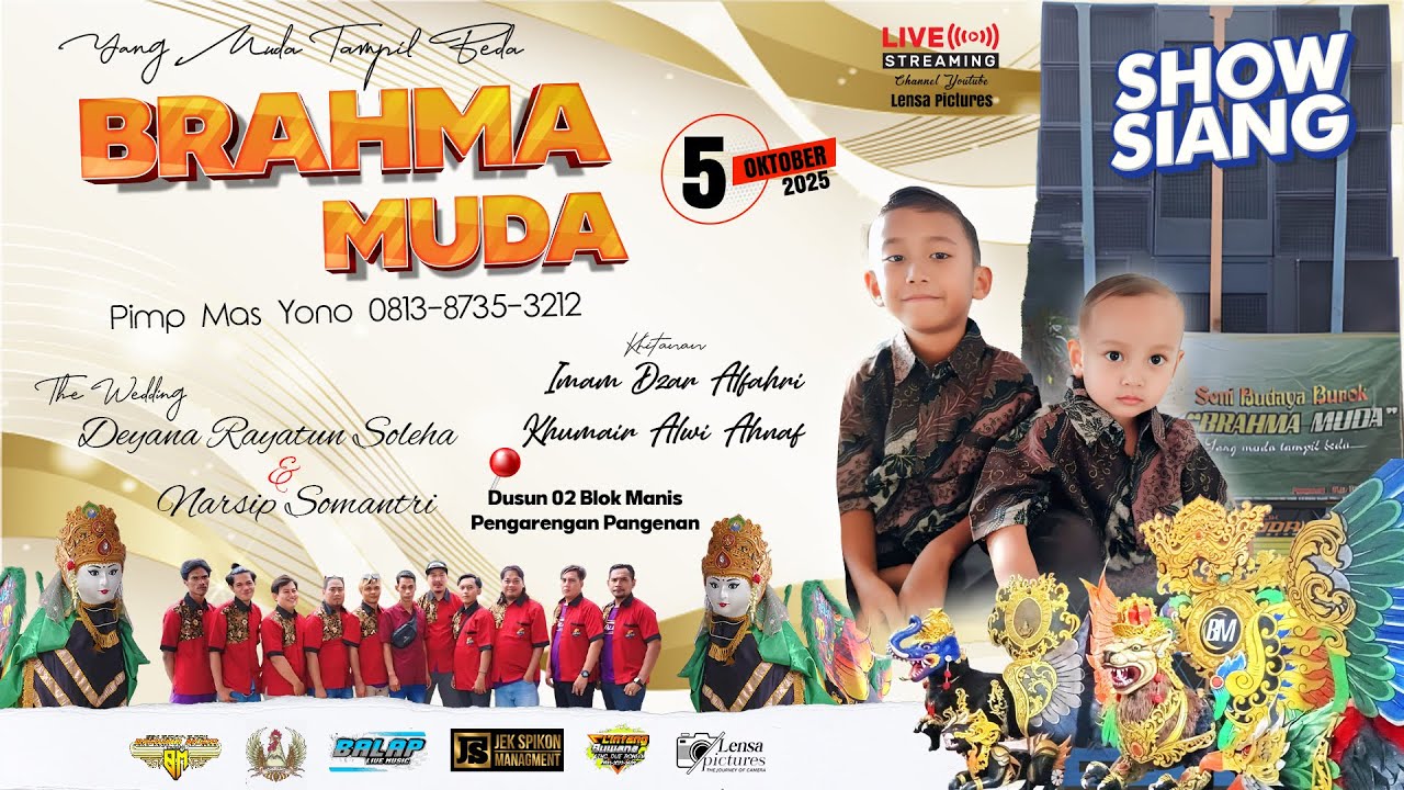 LIVE STREAMING BRAHMA MUDA / BLOK MANIS PENGARENGAN / 5 OKTOBER 2025