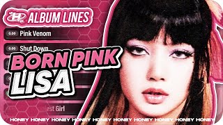 LISA - 'BORN PINK' Album Line Distribution (BLACKPINK)