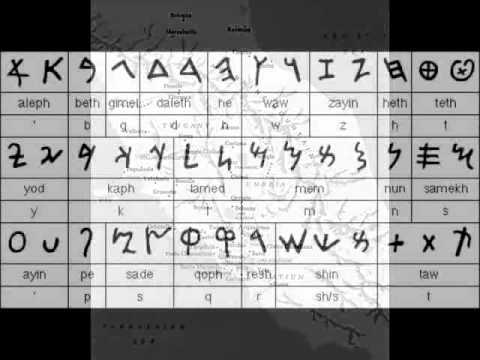 Ancient alphabet, letters and writtings.wmv
