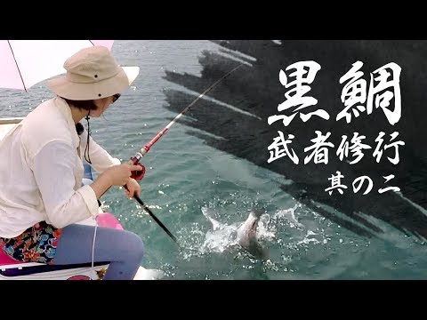 【黒鯛武者修行#2】初秋の的矢湾・有岡渡船