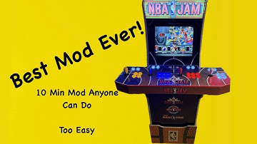 Easiest Arcade1up Mod EVER! Just A Screwdriver And 10 Minutes! Plug n Play